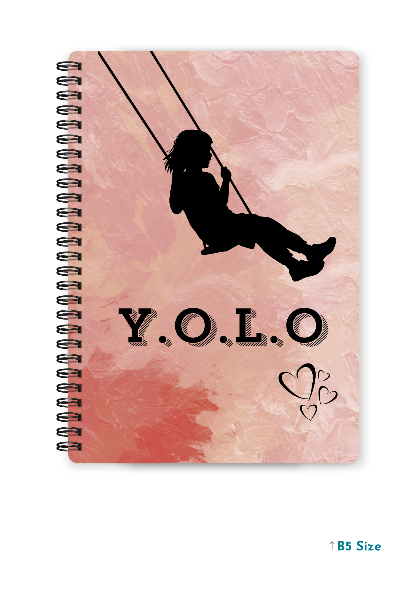 YOLO cover page - A4 / B5 Size Wiro Notebook