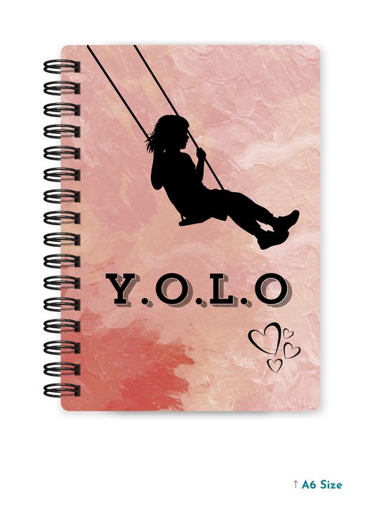 YOLO cover page - A5 / A6 Size Wiro Notebook