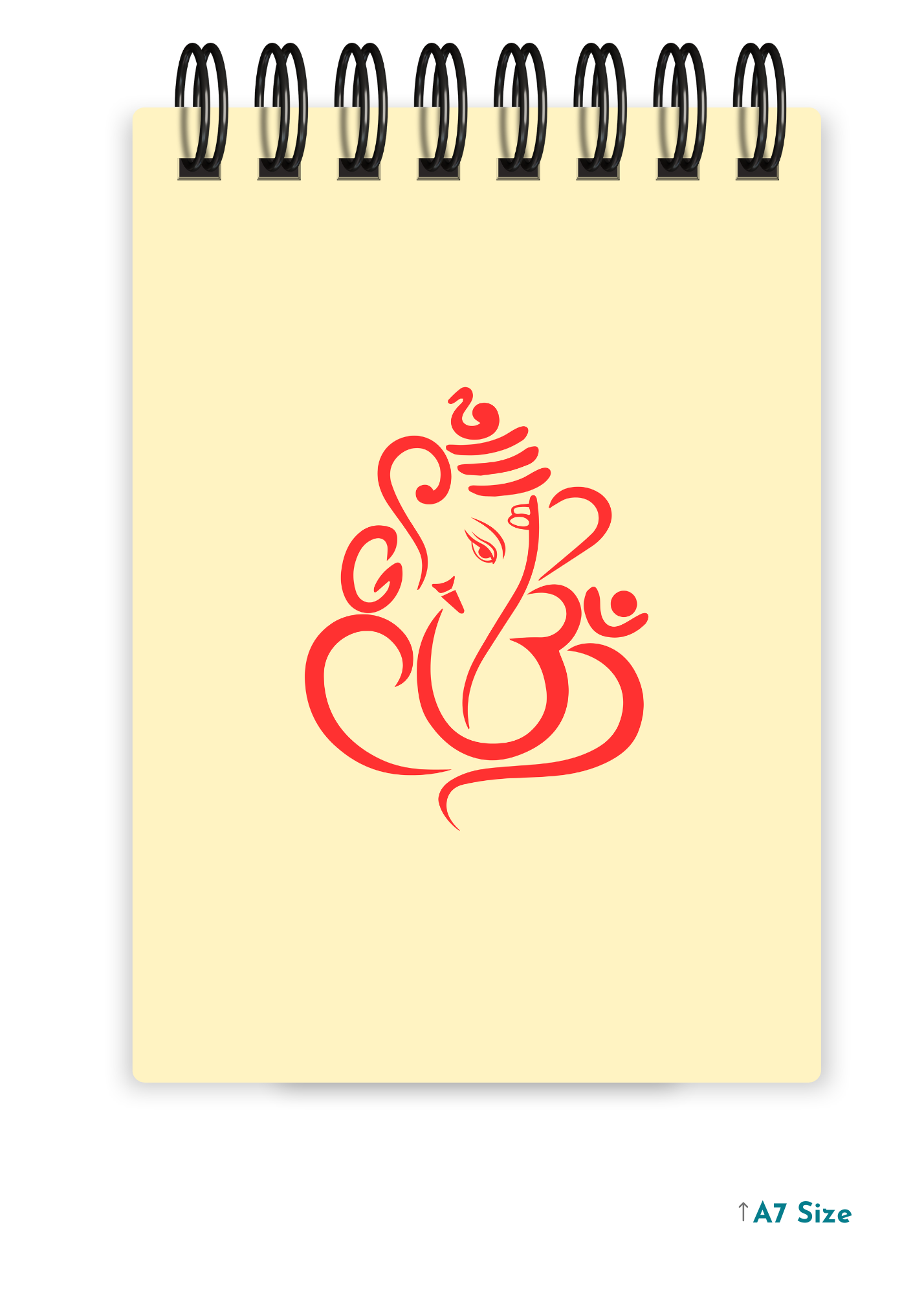 GANESH JI (2) cover page - A7 Size Pocket Notepad