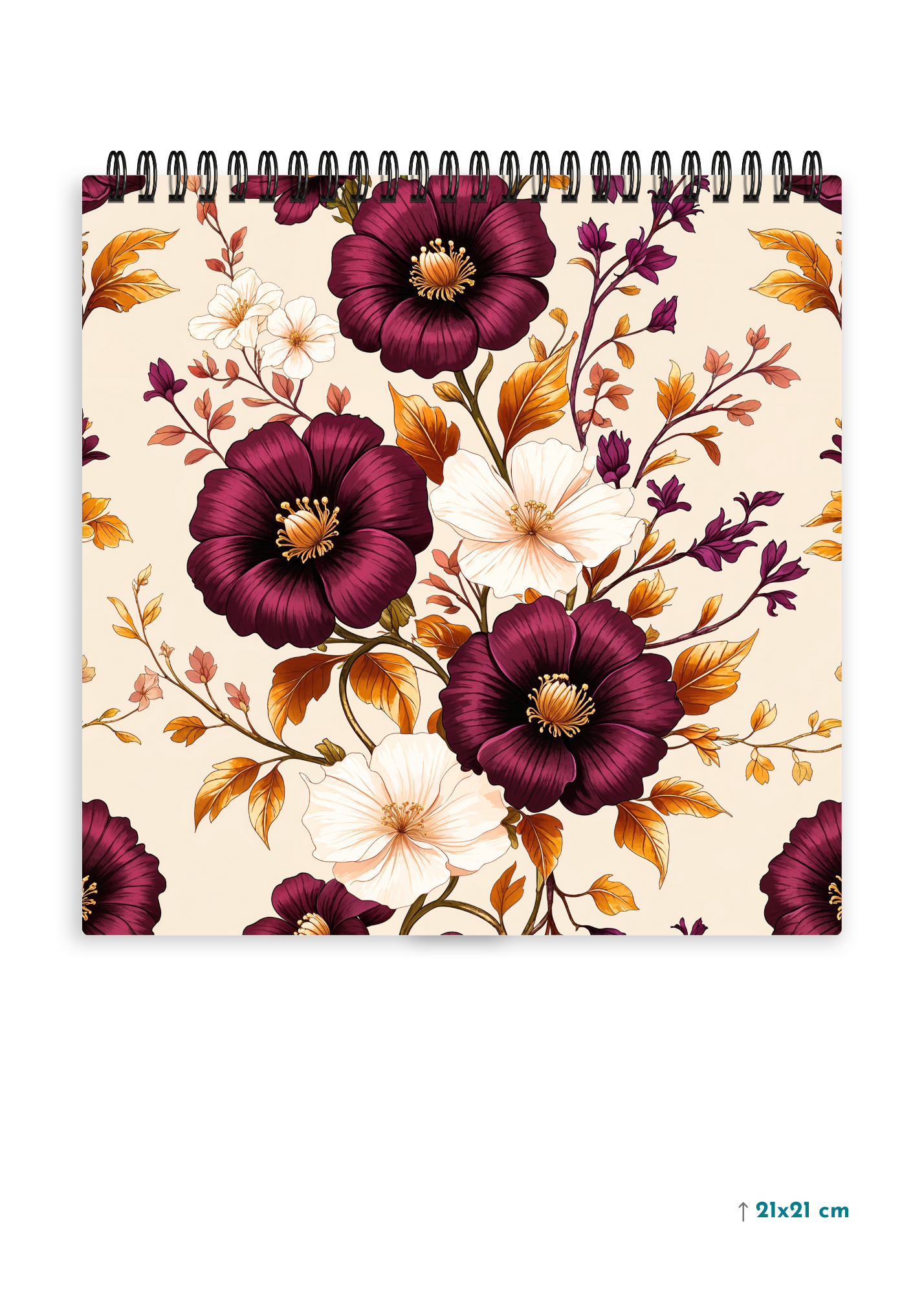 VELVET BLOOM cover page - Square Shape Doodle Pad