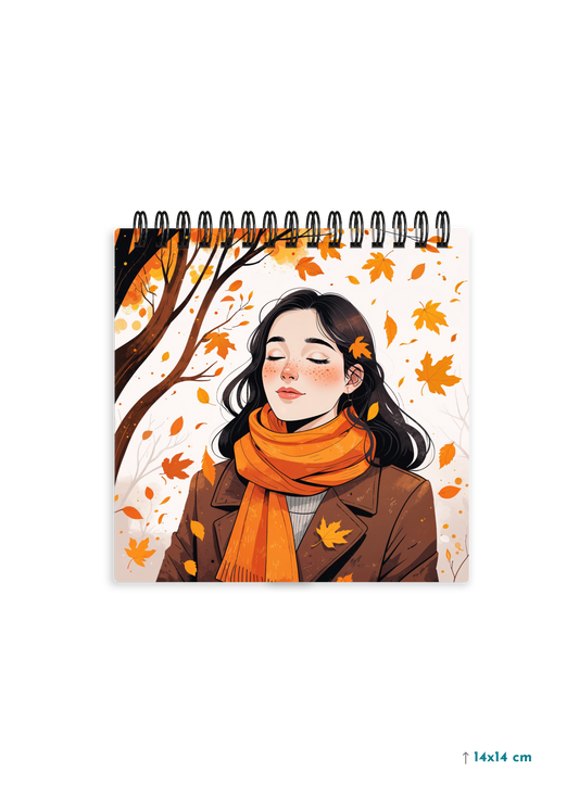 AUTUMN MUSE cover page - Square Shape Doodle Pad