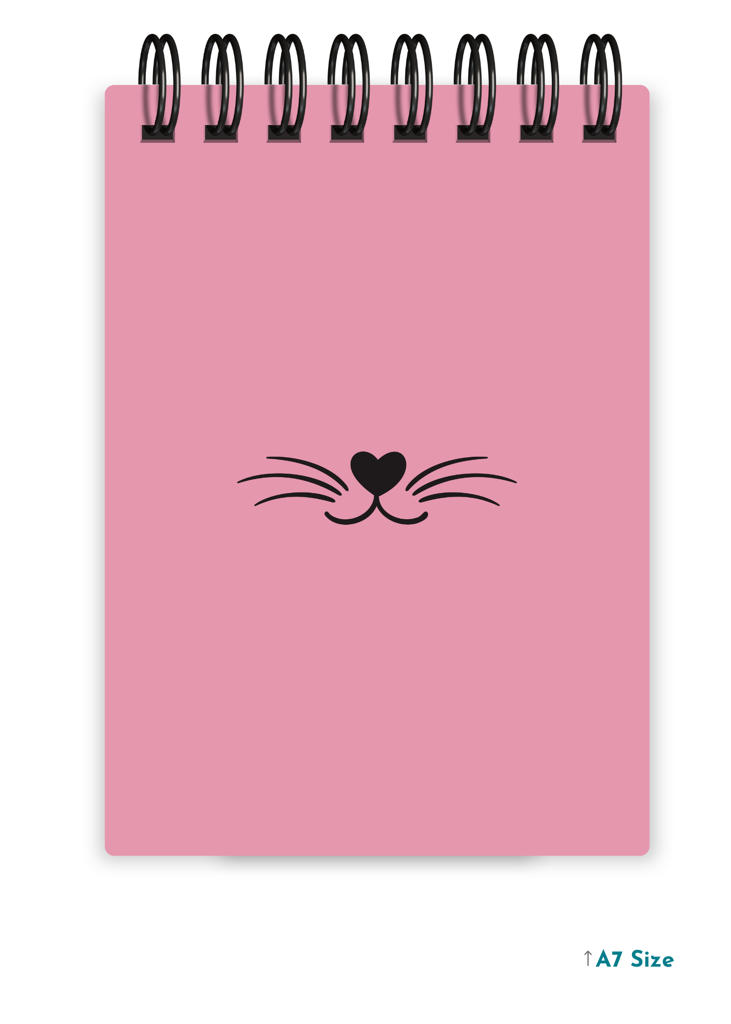 BILLI KI MOOCH cover page - A7 Size Pocket Notepad