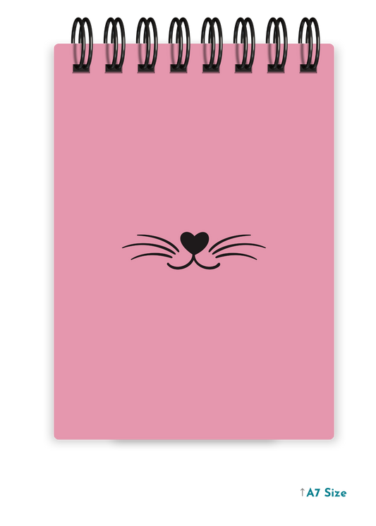 BILLI KI MOOCH cover page - A7 Size Pocket Notepad