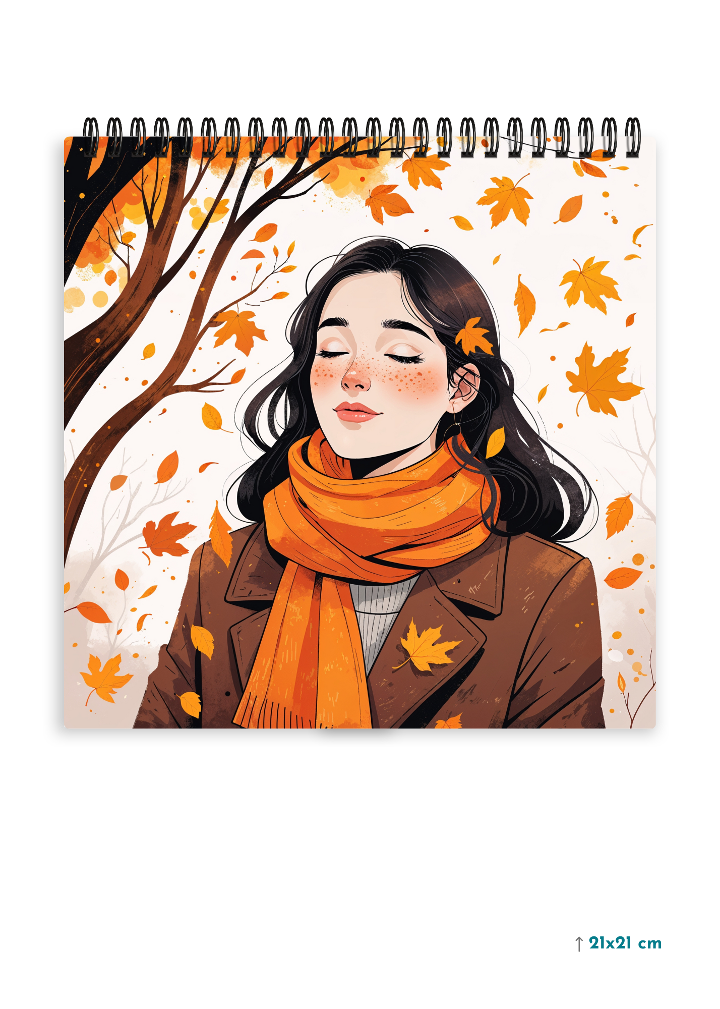 AUTUMN MUSE cover page - Square Shape Doodle Pad