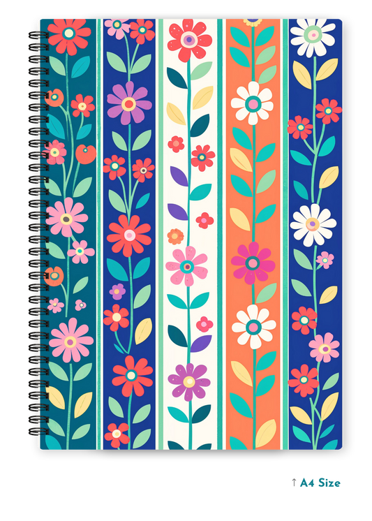 TRIBAL ECHO cover page - A4 / B5 Size Wiro Notebook