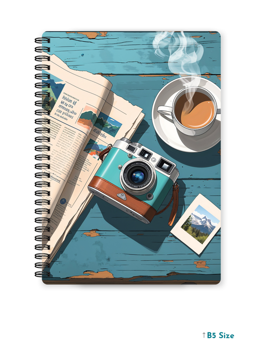 RETRO LENS cover page - A4 / B5 Size Wiro Notebook