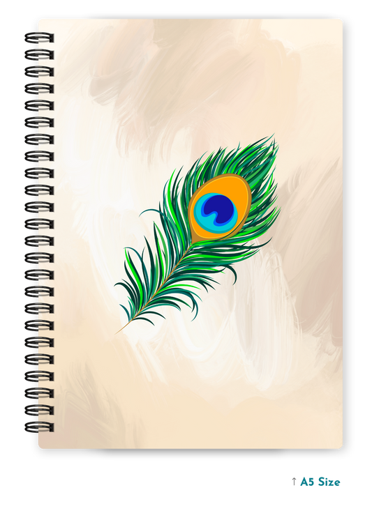 MOR PANKH cover page - A5 / A6 Size Wiro Notebook