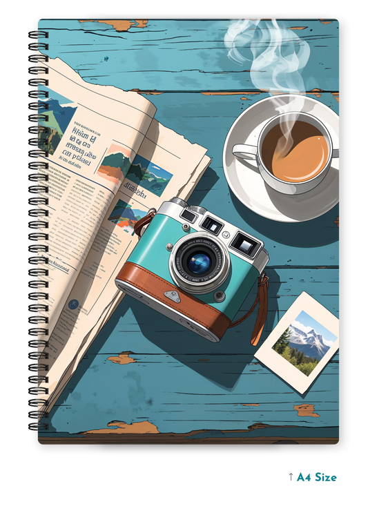 RETRO LENS cover page - A4 / B5 Size Wiro Notebook