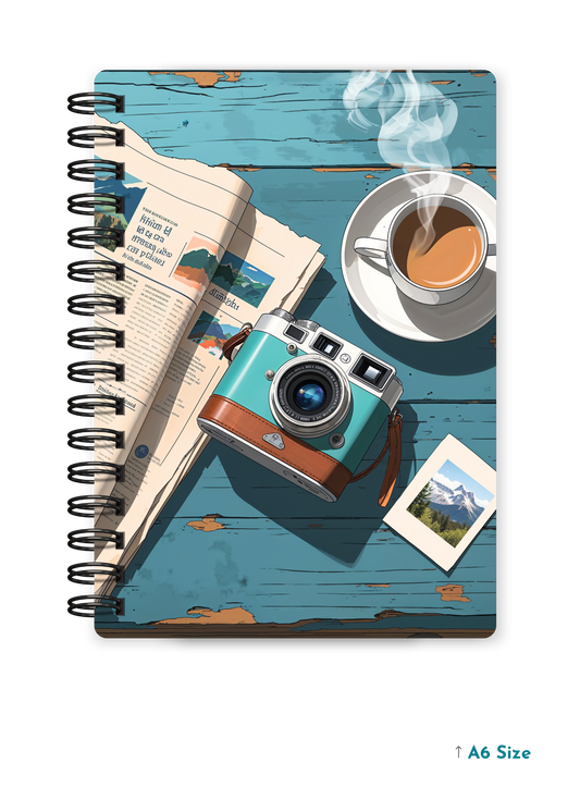 RETRO LENS cover page - A5 / A6 Size Wiro Notebook