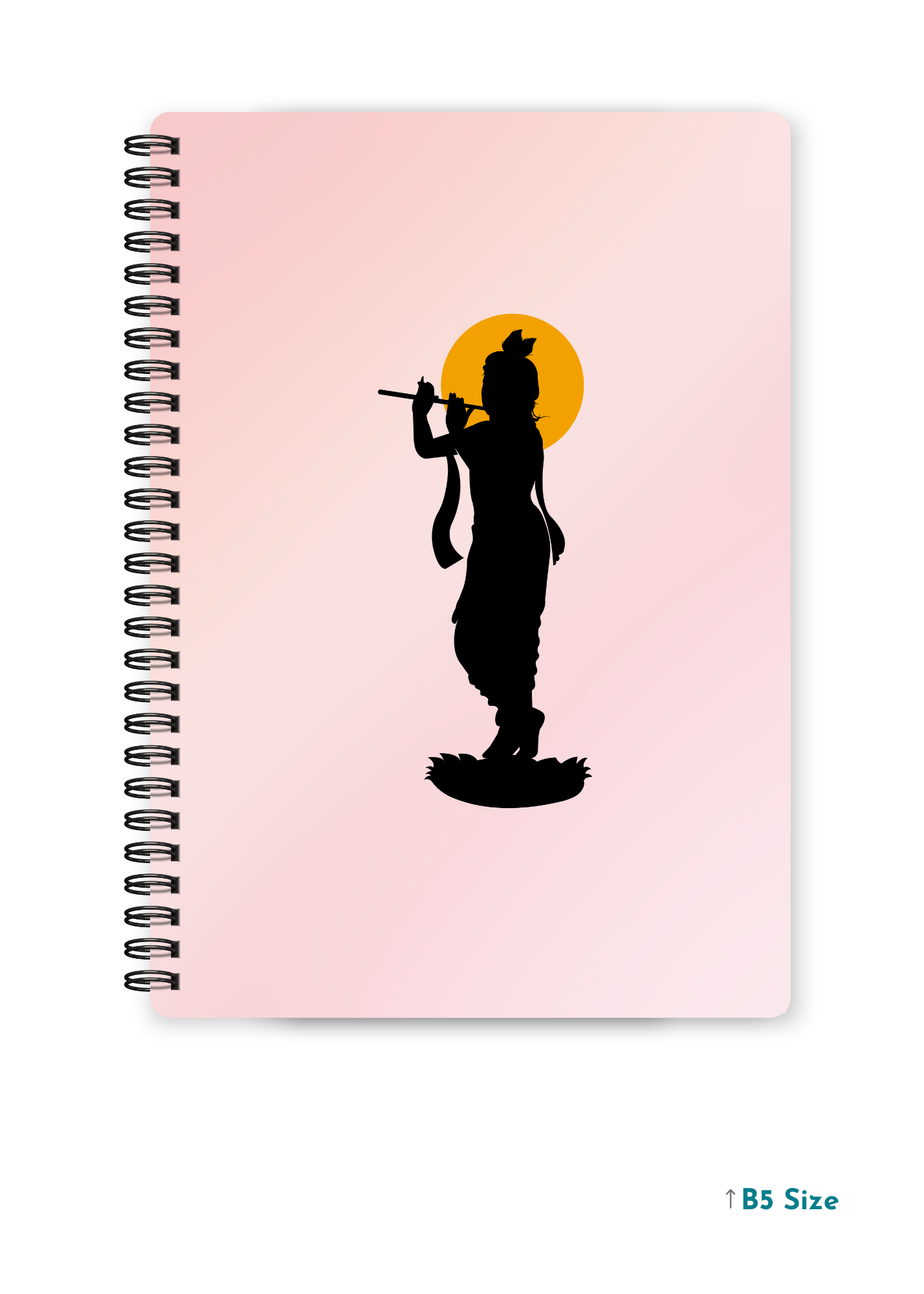 KRISHNA JI (4) cover page - A4 / B5 Size Wiro Notebook
