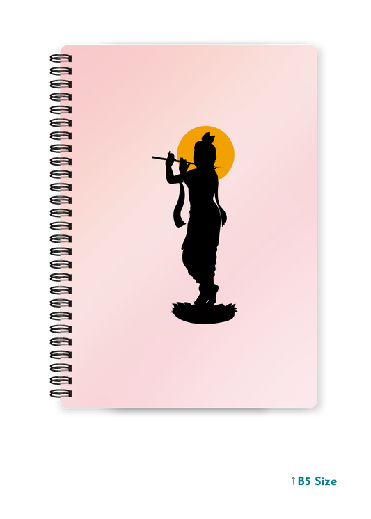 KRISHNA JI (4) cover page - A4 / B5 Size Wiro Notebook