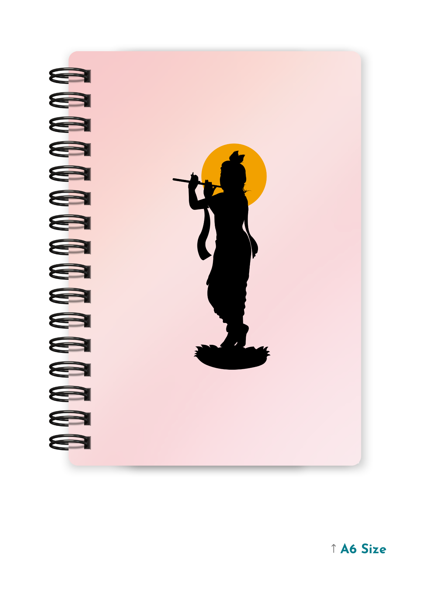 KRISHNA JI (4) cover page - A5 / A6 Size Wiro Notebook