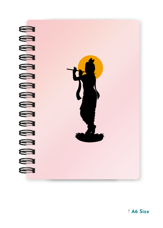KRISHNA JI (4) cover page - A5 / A6 Size Wiro Notebook