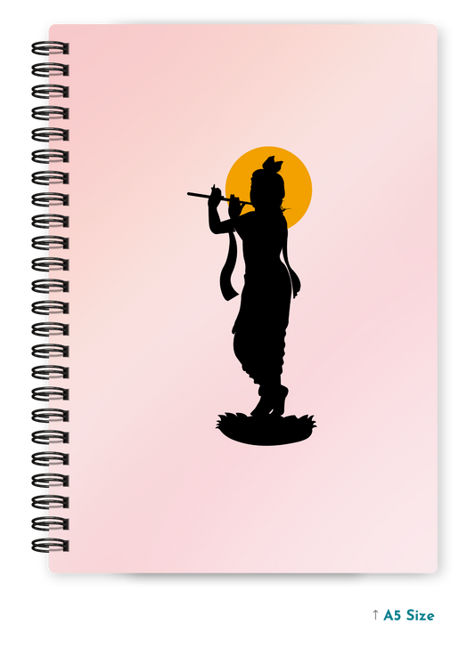 KRISHNA JI (4) cover page - A5 / A6 Size Wiro Notebook