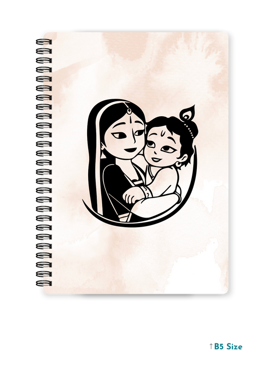 BALKRISHNA JI (4) cover page - A4 / B5 Size Wiro Notebook
