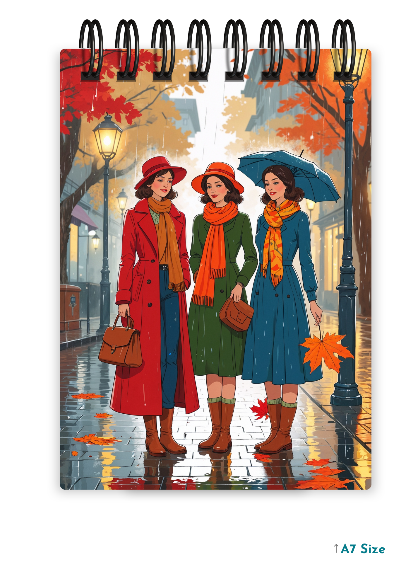 WINTER REUNION cover page - A7 Size Pocket Notepad