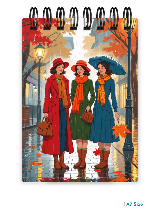 WINTER REUNION cover page - A7 Size Pocket Notepad