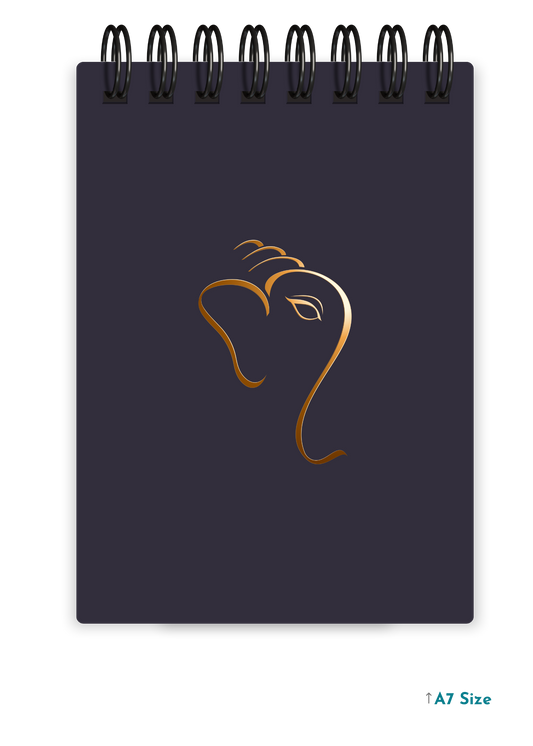 GANESH JI (3) cover page - A7 Size Pocket Notepad