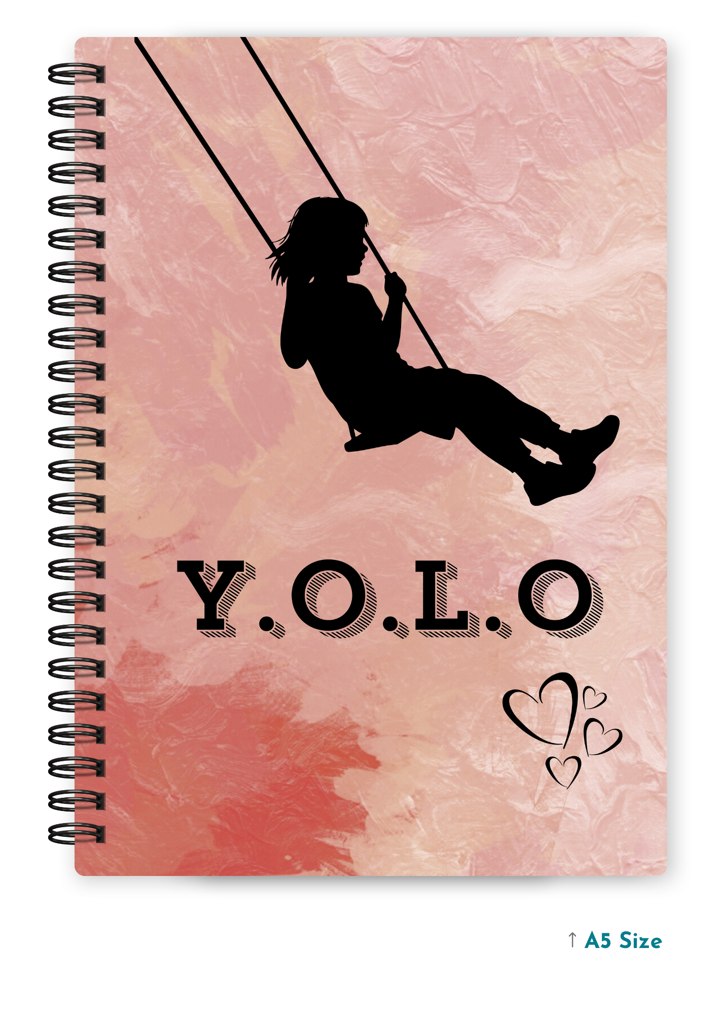 YOLO cover page - A5 / A6 Size Wiro Notebook