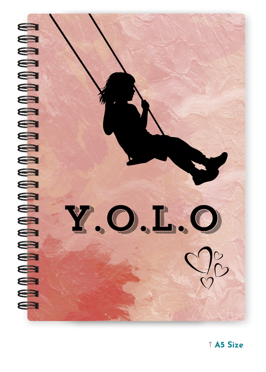 YOLO cover page - A5 / A6 Size Wiro Notebook