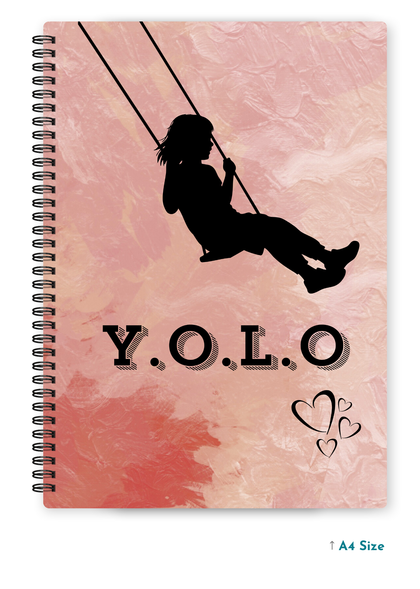 YOLO cover page - A4 / B5 Size Wiro Notebook