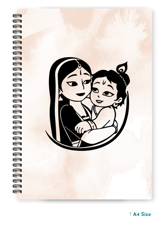 BALKRISHNA JI (4) cover page - A4 / B5 Size Wiro Notebook