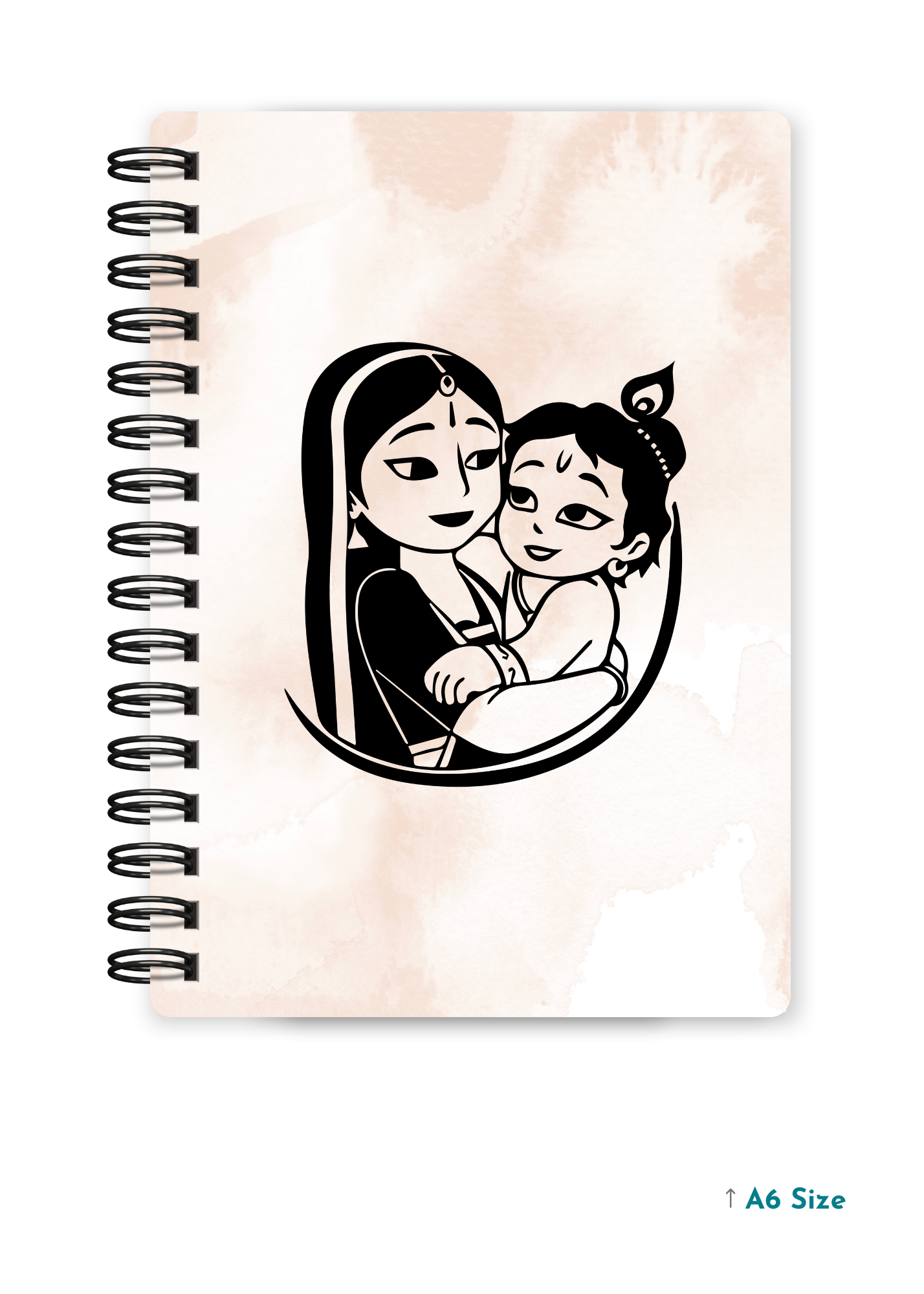 BALKRISHNA JI (4) cover page - A5 / A6 Size Wiro Notebook