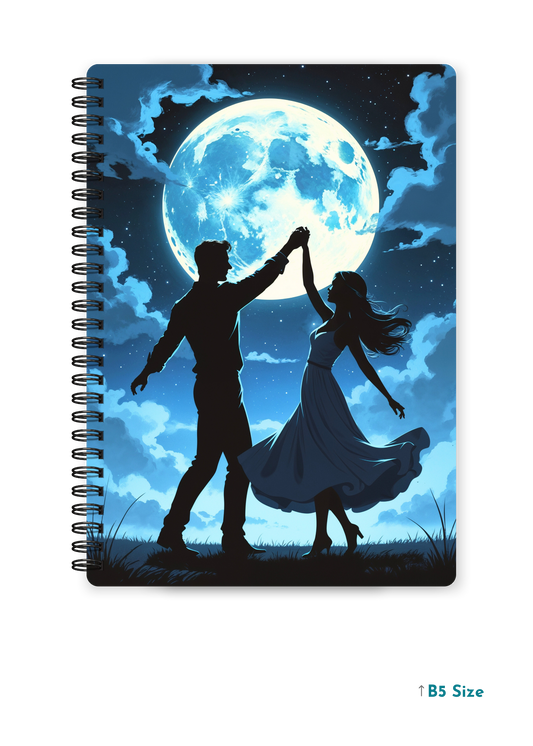 LUNAR WALTZ cover page - A4 / B5 Size Wiro Notebook