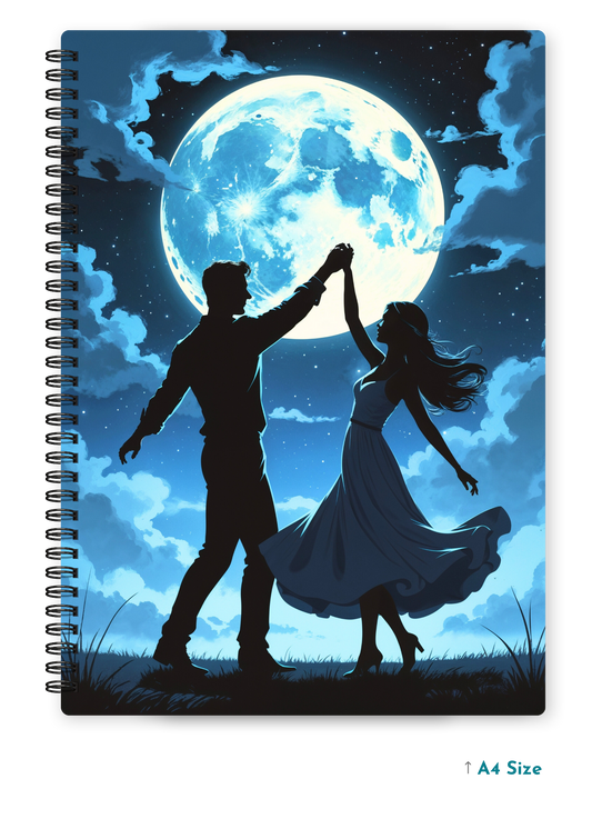 LUNAR WALTZ cover page - A4 / B5 Size Wiro Notebook
