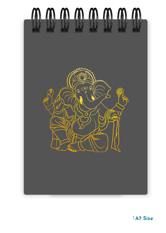 GANESH JI (4) cover page - A7 Size Pocket Notepad