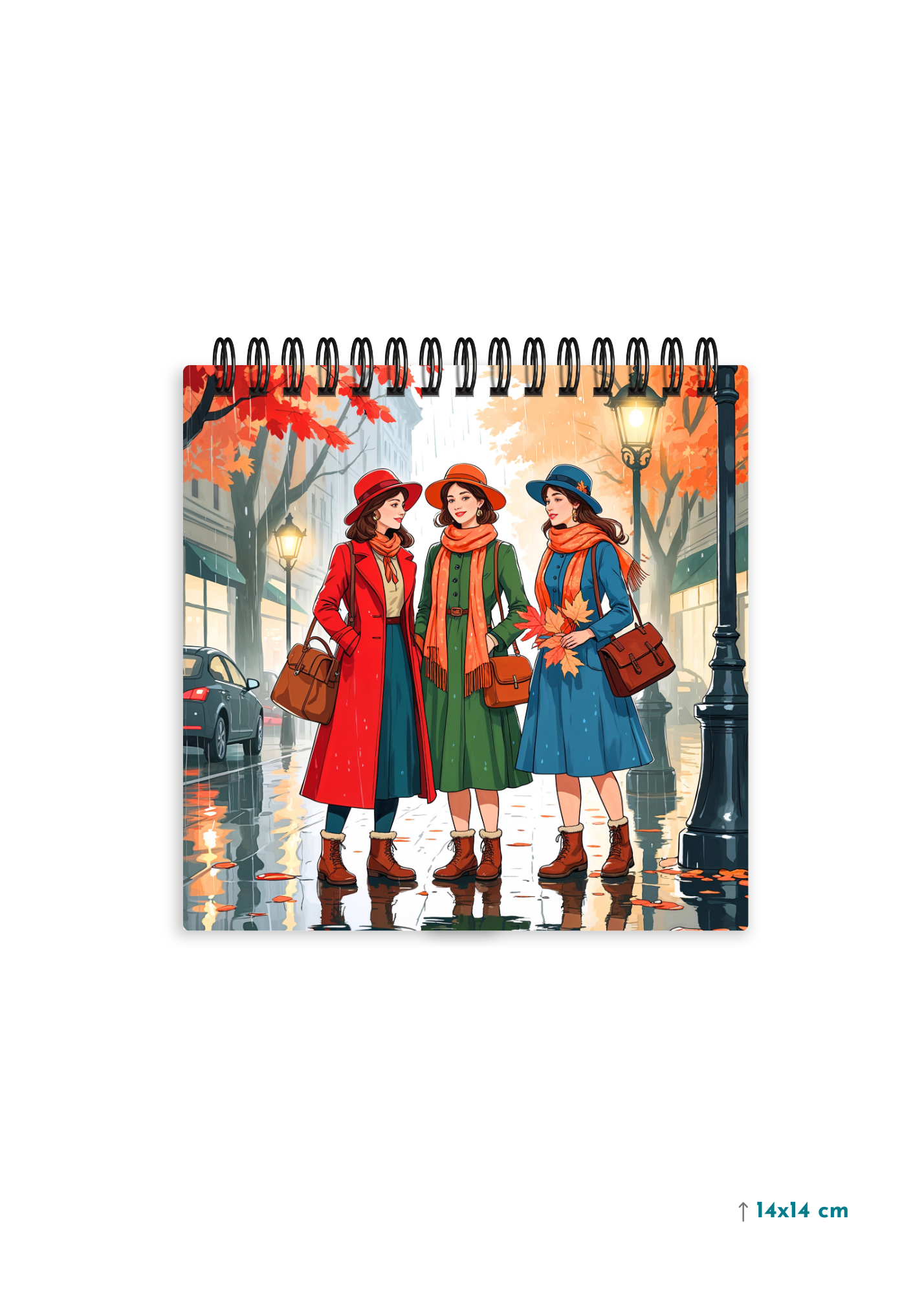 WINTER RENUION cover page - Square Shape Doodle Pad