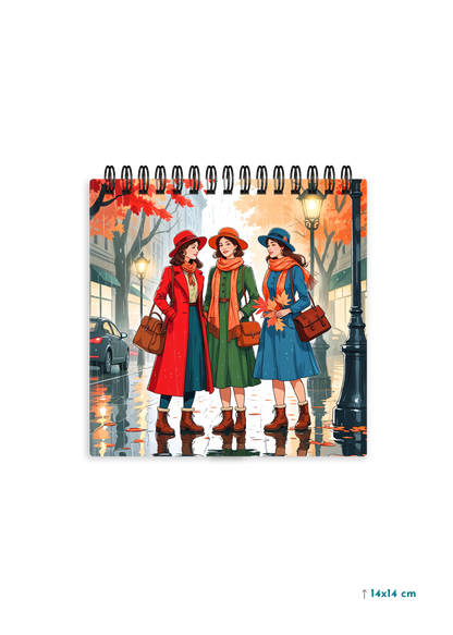 WINTER RENUION cover page - Square Shape Doodle Pad