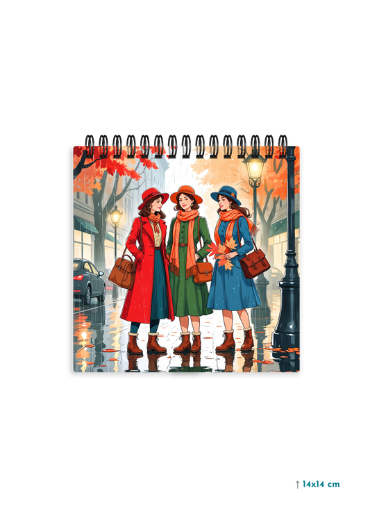 WINTER RENUION cover page - Square Shape Doodle Pad
