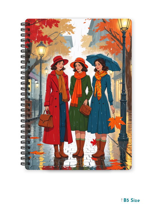WINTER REUNION cover page - A4 / B5 Size Wiro Notebook