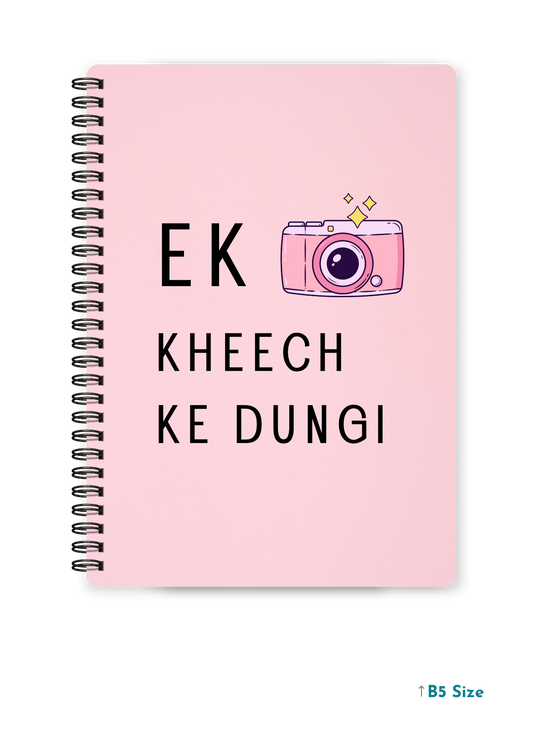 EK KHEECH KE DUNGI cover page - A4 / B5 Size Wiro Notebook