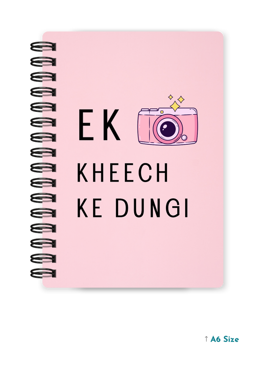 EK KHEECH KE DUNGI cover page - A5 / A6 Size Wiro Notebook