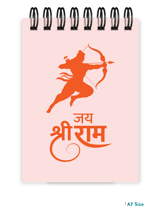 PRABHU SRI RAM (3) cover page - A7 Size Pocket Notepad