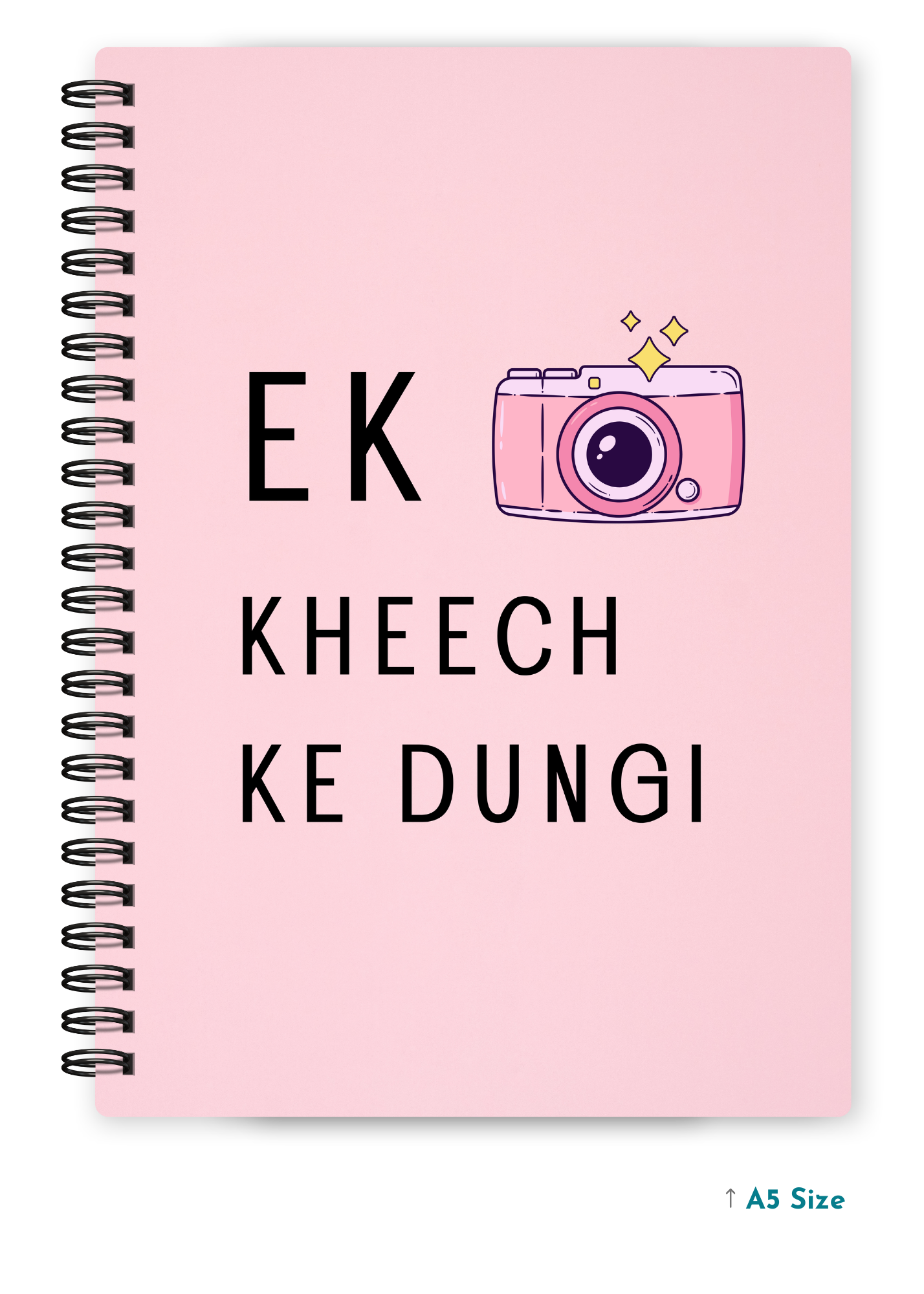 EK KHEECH KE DUNGI cover page - A5 / A6 Size Wiro Notebook
