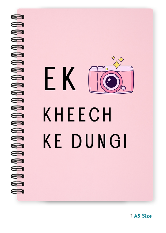EK KHEECH KE DUNGI cover page - A5 / A6 Size Wiro Notebook