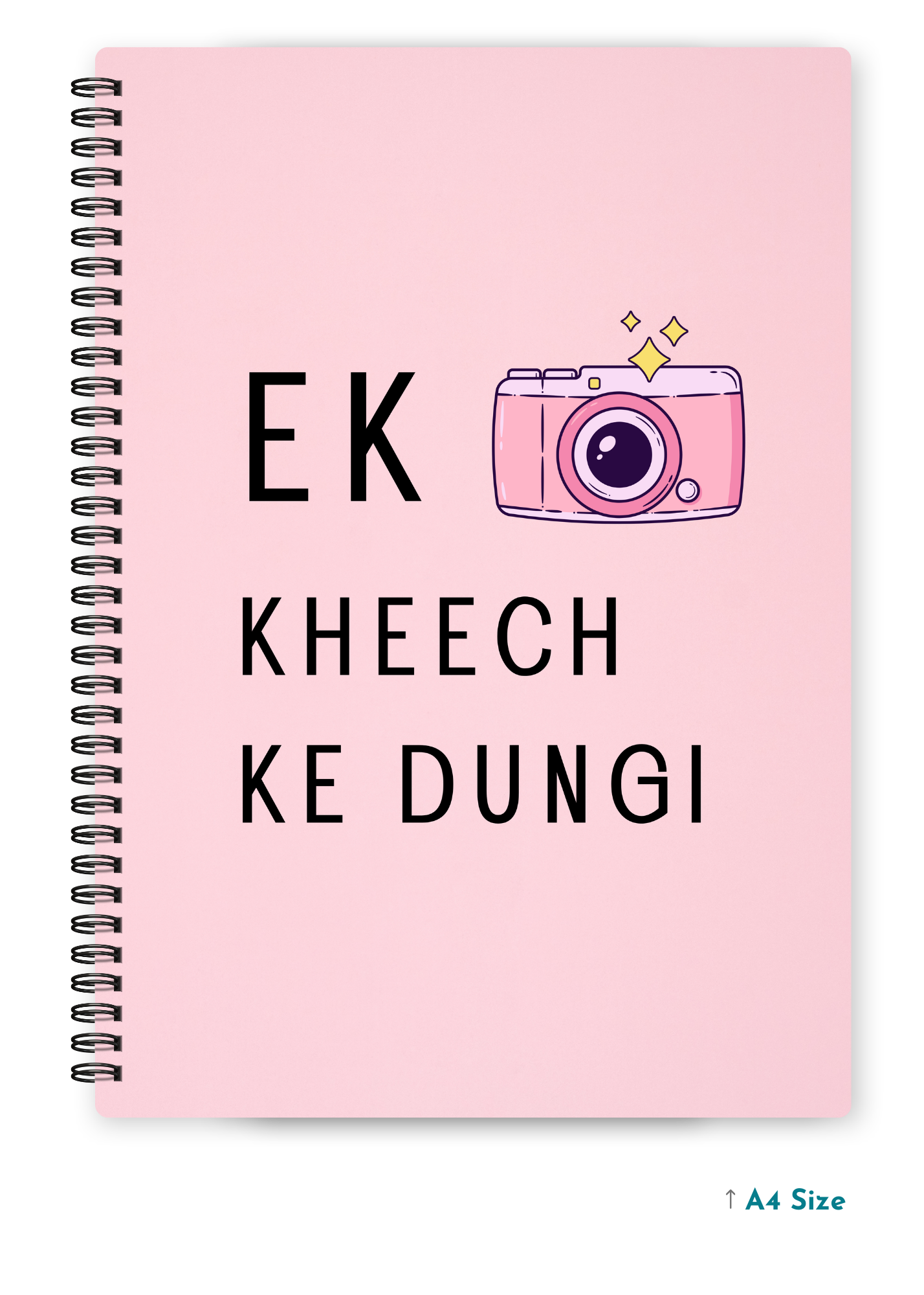 EK KHEECH KE DUNGI cover page - A4 / B5 Size Wiro Notebook
