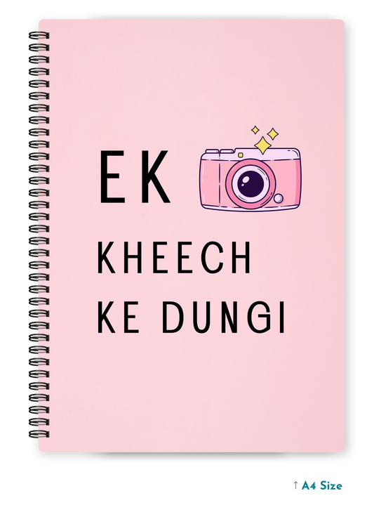 EK KHEECH KE DUNGI cover page - A4 / B5 Size Wiro Notebook