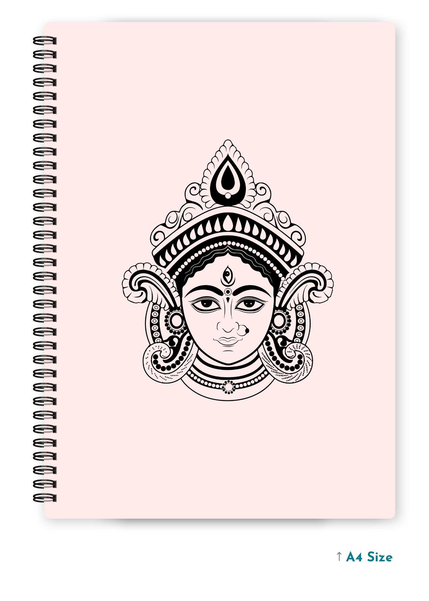 DEVI MAA (1) cover page - A4 / B5 Size Wiro Notebook