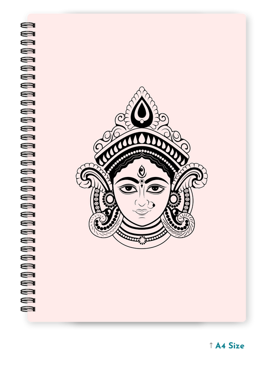 DEVI MAA (1) cover page - A4 / B5 Size Wiro Notebook