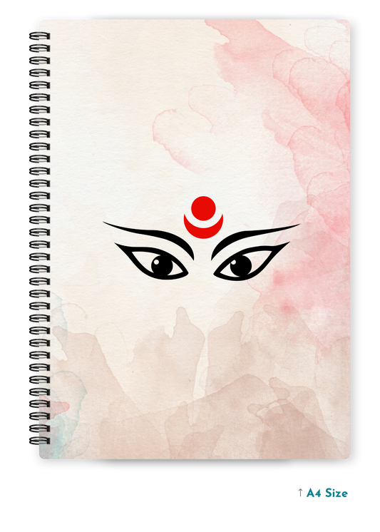 DEVI MAA (2) cover page - A4 / B5 Size Wiro Notebook