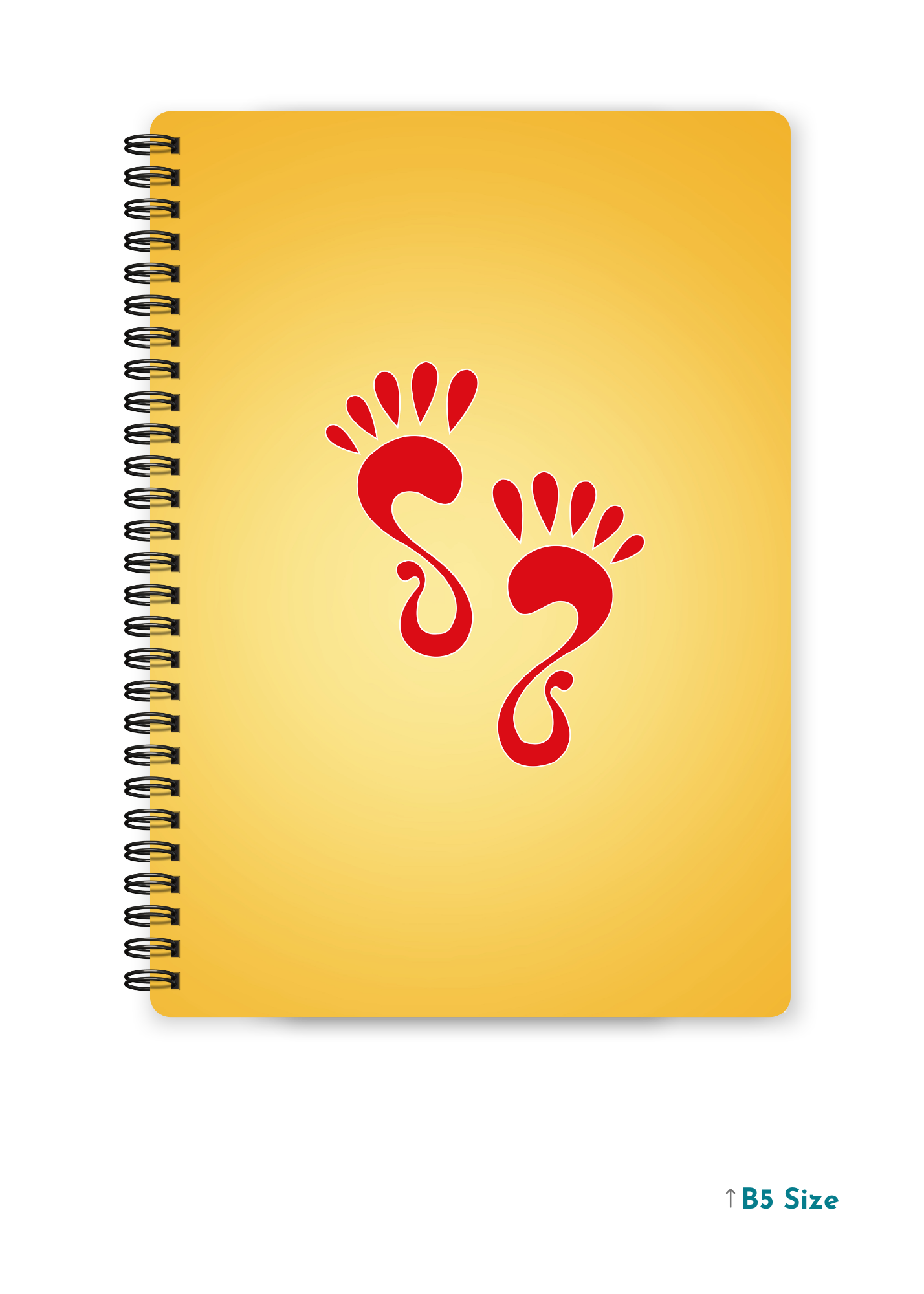 MATA KE CHARAN cover page - A4 / B5 Size Wiro Notebook