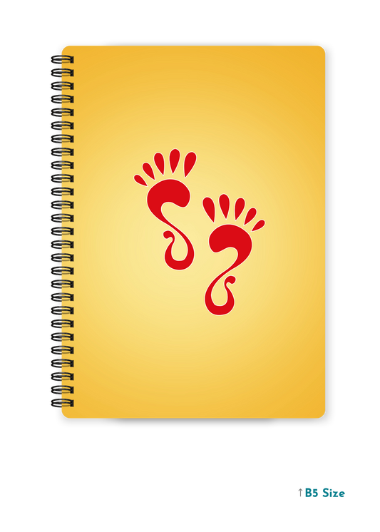 MATA KE CHARAN cover page - A4 / B5 Size Wiro Notebook
