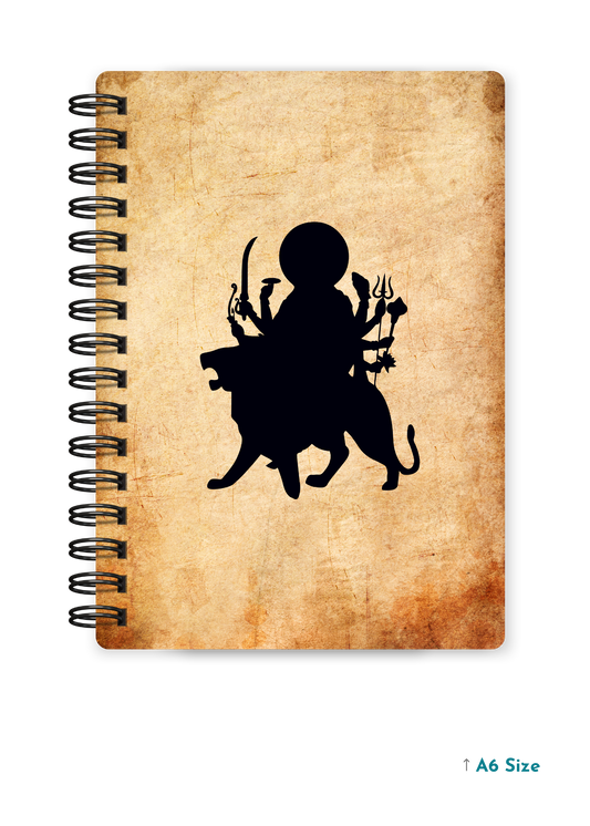 MAA DURGA (1) cover page - A5 / A6 Size Wiro Notebook