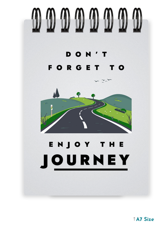 DON'T FORGET TO ENJOY cover page - A7 Size Pocket Notepad