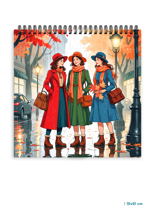 WINTER RENUION cover page - Square Shape Doodle Pad
