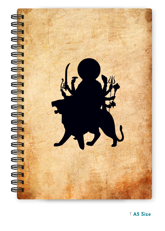 MAA DURGA (1) cover page - A5 / A6 Size Wiro Notebook